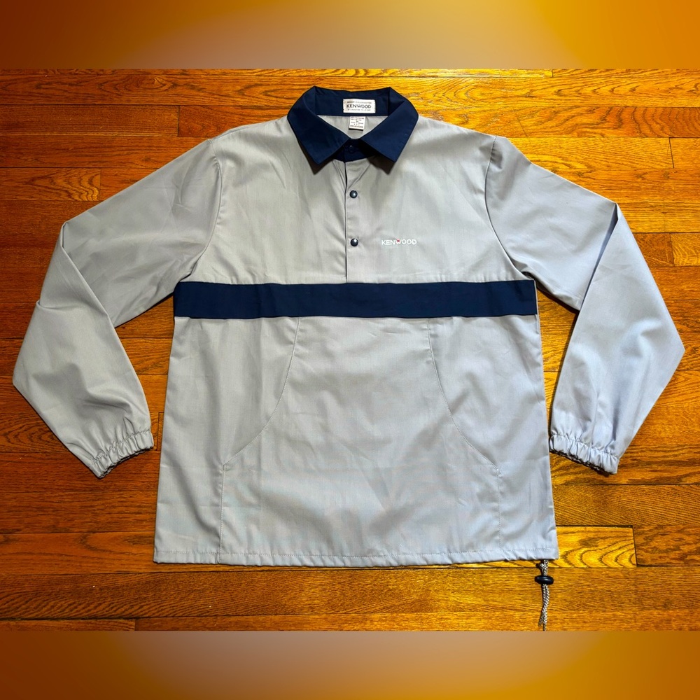 RARE Vintage KENWOOD Embroidered Anorak Pullover Jacket (Medium)